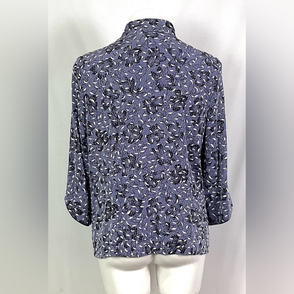 Alex Evenings Steel Blue, Black-And-White, Floral… - image 4